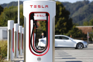Tesla Inc. Supercharging Stations As Musk Mulls Privatisation Plans